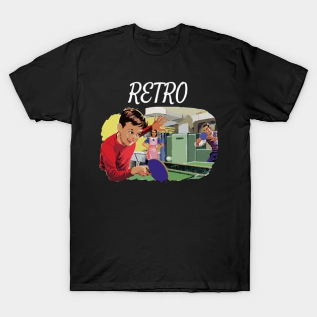 Retro Family 1950's T-Shirt by weteros638
